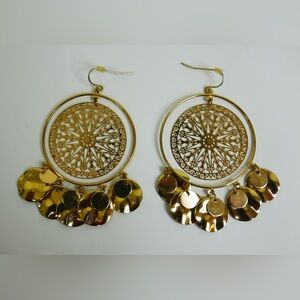 Elegant Gold Dangle Earrings